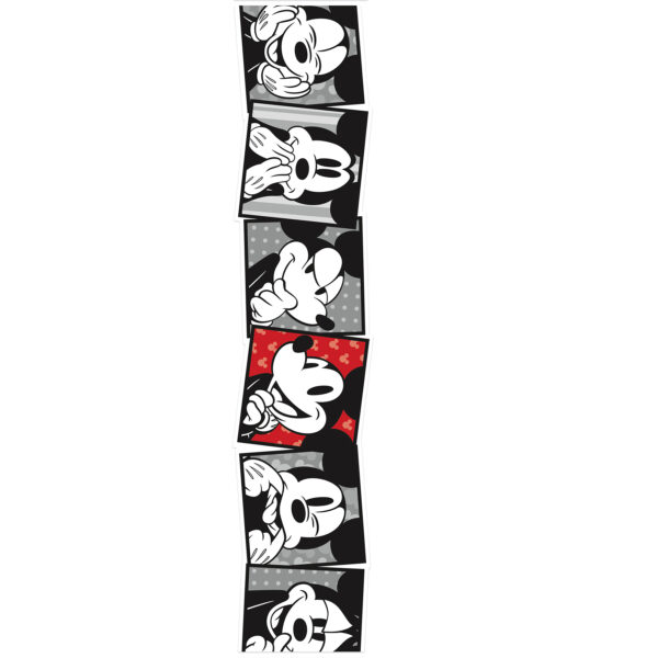 Mickey Mouse Throwback Mickey Selfies Extra Wide Deco Trim, 37 Feet Per Pack, 3 Packs