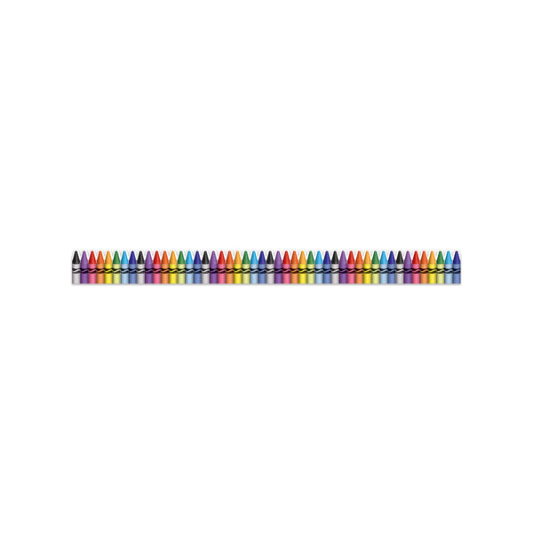 Crayola Crayons Extra Wide Deco Trim, 37 Feet Per Pack, 6 Packs