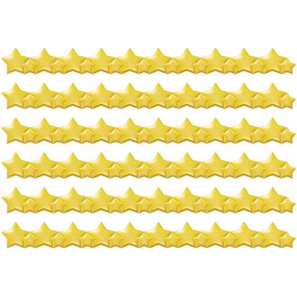 Stars Extra Wide Deco Trim, 37 Feet Per Pack, 6 Packs