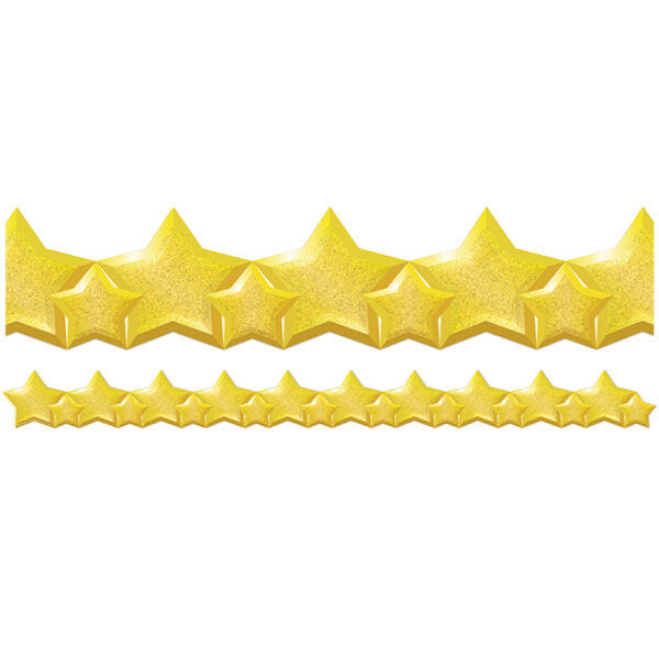 Stars Extra Wide Deco Trim, 37 Feet Per Pack, 6 Packs