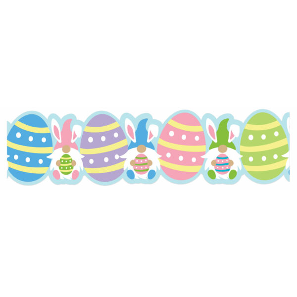 Easter Gnomes Extra Wide Deco Trim, 37 Feet Per Pack, 6 Packs