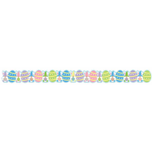 Easter Gnomes Extra Wide Deco Trim, 37 Feet Per Pack, 6 Packs