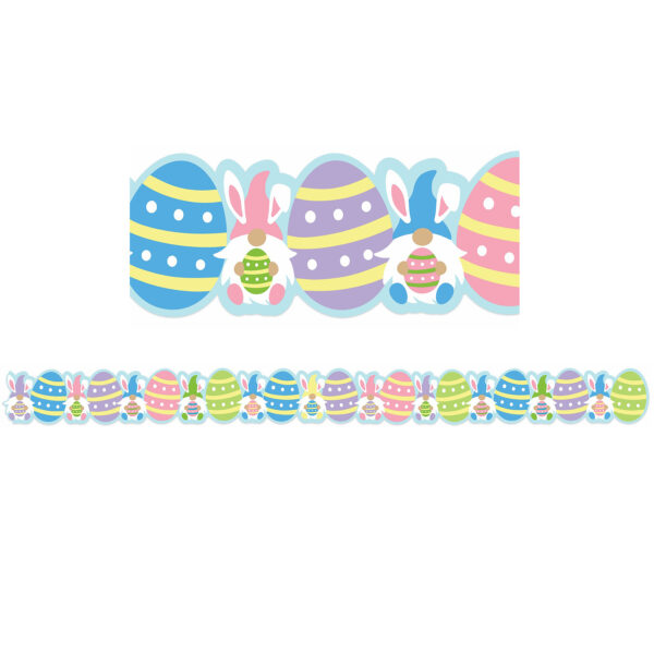 Easter Gnomes Extra Wide Deco Trim, 37 Feet Per Pack, 6 Packs