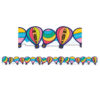 Crayola Colors of Kindness Hot Air Balloons Extra Wide Die-Cut Deco Trim, 37 Feet Per Pack, 6 Packs