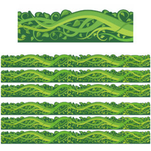 Once Upon A Dream Vines Extra Wide Die-Cut Deco Trim, 37 Feet Per Pack, 6 Packs