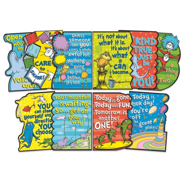 Dr. Seuss Die-Cut Poster Set