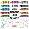 Crayola Colors & Shapes Bulletin Board Set