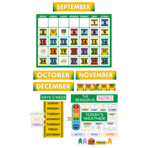 Crayola Calendar Bulletin Board Set