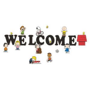 Peanuts Giant Welcome Bulletin Board Set, 22 Pieces