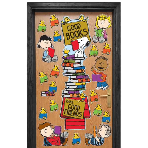 Peanuts Reading All-In-One Door Decor Kit, 32 Pieces Per Set, 3 Sets