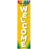 Crayola Welcome Vertical Banner, Pack of 6