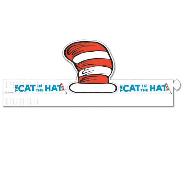 Dr. Seuss Cat's Hat Wearable Cut Out Hats, 32 Per Pack, 2 Packs