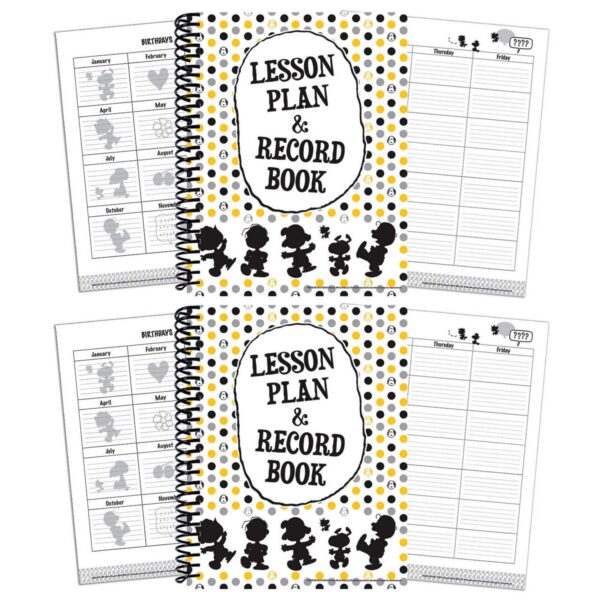 Peanuts Touch of Class Lesson Plan & Record Book, Pack of 2