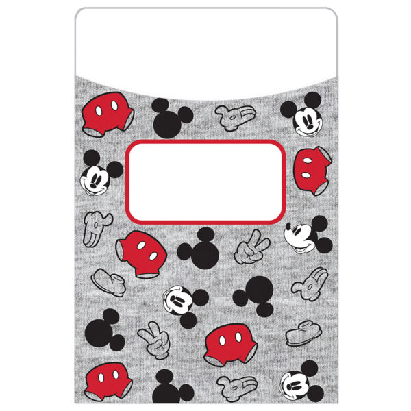 Mickey Mouse Throwback Library Pockets, 35 Per Pack, 3 Packs