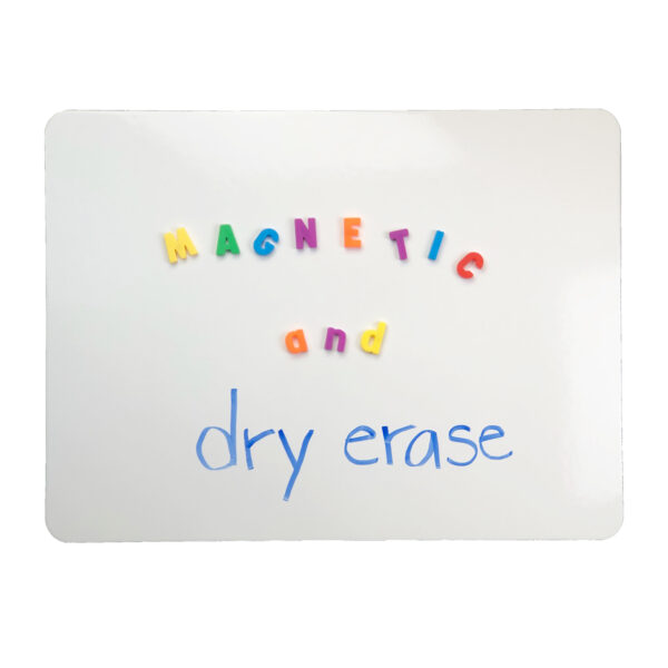 Magnetic Dry Erase Board, Two-Sided Blank-Blank, 9" x 12", Pack of 3