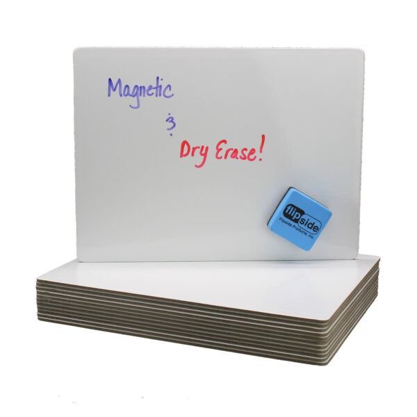 Magnetic Dry Erase Board, 9" x 12", Pack of 12