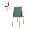 Child's Deluxe Double Easel, Green Chalkboard-Dry Erase Board, 44" T x 19" W