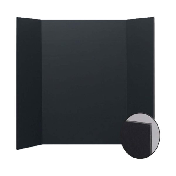 Foam Project Board, 36" x 48", Total Black, Bulk Pack of 24