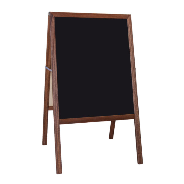 Stained Marquee Easel with Black Chalkboard, 42" H x 24"W