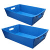 Blue Plastic Letter Tray - 2 Pack