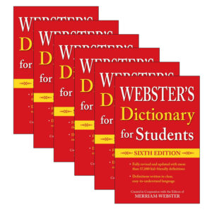 Webster's Dictionary for Students, Sixth Edition, Pack of 6