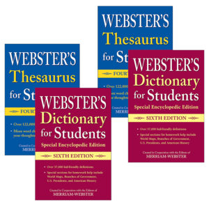 Webster's For Students Dictionary-Thesaurus Shrink-Wrapped Set, 2 Sets