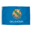 Durawavez Nylon Outdoor Flag with Heading & Grommets, Oklahoma, 3ft x 5ft