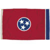 Durawavez Nylon Outdoor Flag with Heading & Grommets, Tennessee, 3ft x 5ft