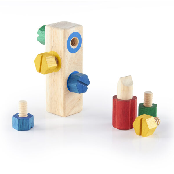 Screw Block, Fine Motor Skill Matching Toy, 8 Pieces