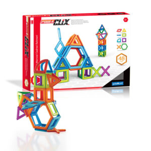 PowerClix Frames, Magnetic Building Set, 48 Pieces