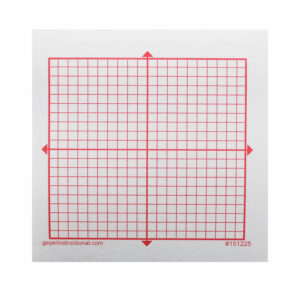 Graphing 3M Post-it Notes, XY Axis, 20 x 20 Square Grid, 4 Pads