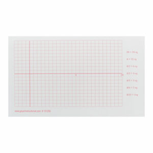 Graphing 3M Post-it Notes, 3" x 5", Trigonometry Grid, Radian, 3 Pads