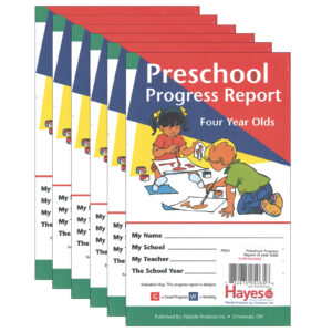 Preschool Progress Report, Four Year Olds, 10 Per Pack, 6 Packs