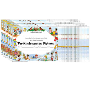 Pre-Kindergarten Diploma, 30 Per Pack, 6 Packs