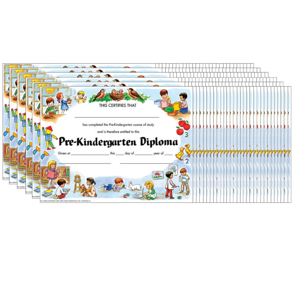 Pre-Kindergarten Diploma, 30 Per Pack, 6 Packs