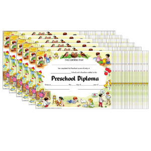 Preschool Diploma, 30 Per Pack, 6 Packs