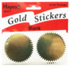 Blank 2" Gold Certificate Seals, 50 Per Pack, 6 Packs