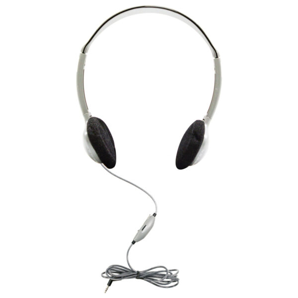 SchoolMate On-Ear Stereo Headphone with In-Line Volume Control, Pack of 2