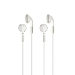 Ear Buds, In-Line Microphone and Play-Pause Control, Pack of 2