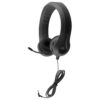 Kids Black Flex-Phone TRRS Headset with Gooseneck Microphone