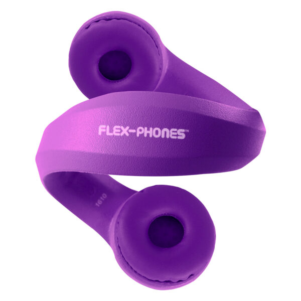 Flex-Phones Single Construction Foam Headphones - Purple