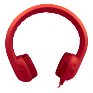 Flex-Phones, Foam Headphones, Red