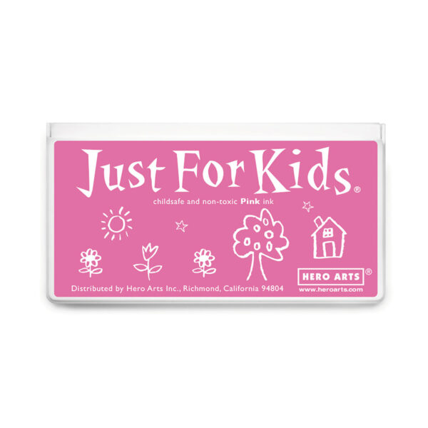 Jumbo Just for Kids Stamp Pad, Pink, Pack of 2