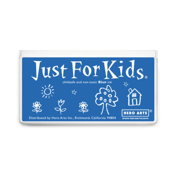 Jumbo Just for Kids Stamp Pad, Blue, Pack of 2