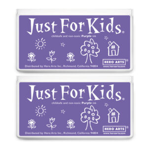 Jumbo Just for Kids Stamp Pad, Purple, Pack of 2