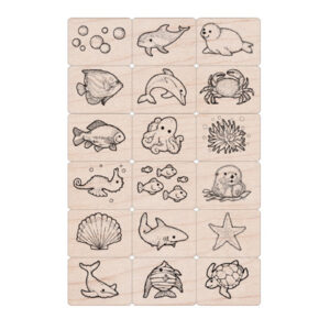 Ink 'n' Stamp Sea Life Stamps, Set of 18