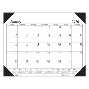 Academic Economy Desk Pad, 12 Months, January-December, Pack of 3