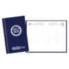 Recycled Daily Academic Calendar Planner Blue Cover