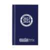 Recycled Daily Academic Calendar Planner Blue Cover