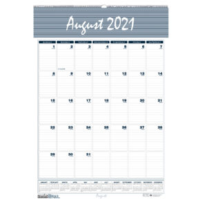 Bar Harbor Academic Wall Calendar, 22"L, 15.5"W